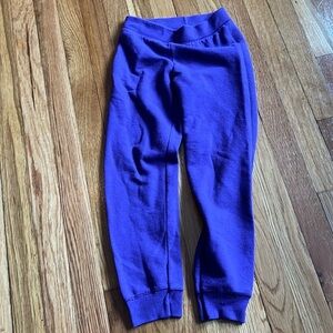 Hanes purple sweatpants youth girls